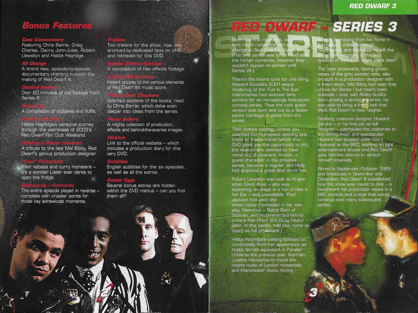 Inserts from BBCDVD 1215